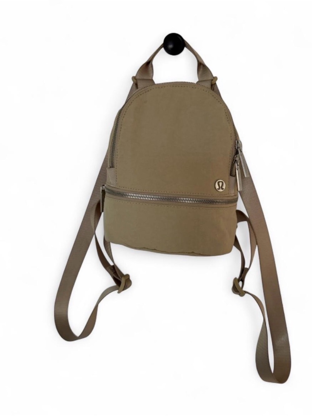 lululemon athletica tan Mini Nylon Backpack/ crossbody